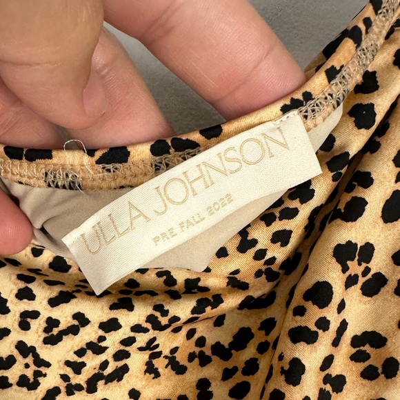 Ulla Johnson Animal Print Reina One Shoulder and Dani Hipster Swimsuit Size S - Picture 7 of 8